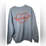Hello Kitty Valentine's Day  Heart Graphic Sweatshirt - Blue XXL Photo 1