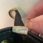 Dooney & Bourke  Black Leather Pull String Bucket Shoulder Handbag VINTAGE Photo 5