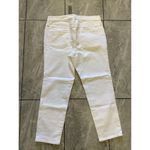 J.Crew Womens Petite White ‘03 Sim Jeans Mid Rise Stretch 30P Photo 3