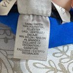 Victoria's Secret Royal Blue Satin Lace Babydoll Cami Top Y2K Lingerie Large Photo 5