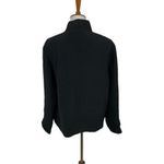 Chico's  Black Cardigan 2 Long Sleeve‎ Button Down Classic Workwear Minimalist Photo 2