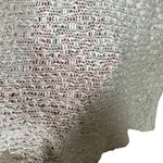 Eileen Fisher White Short Sleeve Lace Popcorn Knit Scoop Neck Blouse Women Sz XS Photo 5