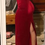 Windsor Satin Red Dress Photo 2