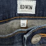 Edwin Jamie in Ashland Straight Leg Blue‎ Jeans Size 26 Medium Wash Women Blue Photo 3