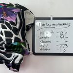 Cache Vintage Y2k  Strapless Maxi Dress Floral Zebra Print Ruched Formal Gown‎ 2 Photo 13