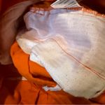 Eudon Choi Belted Wide Leg Pants Bright Orange Linen‎ Blend High Rise Women’s 2 Photo 7