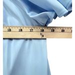 Miss Elaine Nylon Tricot Nightgown S Blue Embroidered Short Sleeve House Dress Photo 7