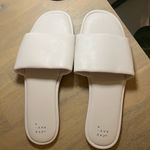 A New Day  Cream Slide Sandals Photo 2
