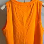A New Day  Women's Orange U-Neck Slim Fit Wide Strap Tank Top - Size Large - NWT Photo 6