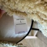 Free People NWT Driftwood tan faux suede Sherpa lined boho western penny lane coat jacket L Photo 9