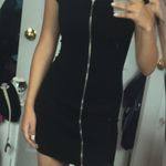 H&M Black Zipper  Dress Photo 5
