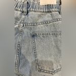 We Wore What NWT  Paper Bag‎ High Rise Buckle Straps Hems Light Wash Jeans Boho 26 Photo 4