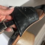 Miz Mooz Bohemian black studded leather block heel open toe sandals 38/8 Photo 13