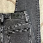 Madewell  Classic straight Jean washed black high rise jeans Photo 4