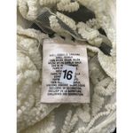 Maeve Anthropologie Sheer Lace Blouse Womens 4 Embroidery Split Tulip Back Ivory Photo 8