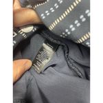 Betabrand  Pull On Straight Leg Yoga Dress Pant Petite Large Navy Striped Elastic Photo 2