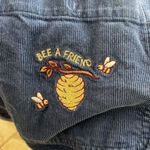 Disney Vintage Y2K Corduroy Winnie Pooh Embroidered Button Down Shirt‎ Sz Small Photo 2