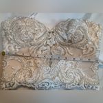 Badgley Mischka  Ivory Bridal corset size 4 Photo 2
