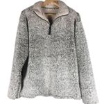 Oddy Pullover Sherpa Womens S Gray Marled Fleece Cozy Oversized Soft Cottagecore Photo 0