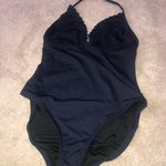 J.Crew  One Piece Swimsuit Women’s Size 4 Navy Blue Photo 2