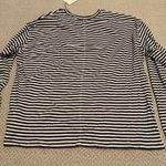 A New Day NEW  Striped Shirt Long Sleeve Blue White Large Photo 4