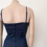 Modcloth [] Dollz & Dames Daisy May Denim Fit & Flare Retro Pinup Dress Sz Medium Photo 8