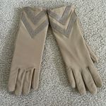 Gold/Tan Nylon Driving Gloves sz M/L Tan Photo 0
