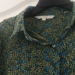 Max Studio FINAL MARKDOWN  mosaic look silk blouse small Photo 2