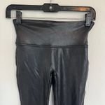 Spanx  Black Faux Leather Leggings Size Small  Photo 1