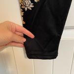 Say What? EUC Say What‎ women’s black gold floral print leggings large Photo 4