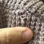 SheIn  Women’s Knit Sweater Size Large Lavender Pullover Chunky Waffle Knit Photo 6