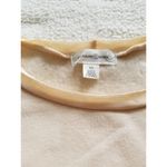 Treasure & Bond  Sweatshirt Tan Bleached Raw Edges Cozy Pullover Womens Size XS Photo 4