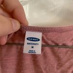 Old Navy Maternity Pink Metallic Fitted Blouse M Photo 1