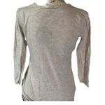 Loft Ann Taylor  beige long sleeve pullover V-neck Photo 2