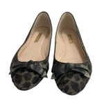 Louise et Cie Ballet Flats Women's 6.5 M Animal Print Bow and Metal Tip Accent Photo 4