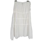 Princess Polly  White Perky Tie Detail Tiered Maxi Skirt size 2 Bohemian Boho Photo 9