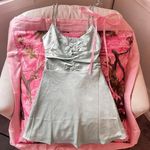 Princess Polly  mint green silk mini dress Photo 0