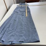 After Six  Dress Womens 8R Larkspur Blue V Neck Keyhole‎ Crepe Trumpet Gown 6821 Photo 9