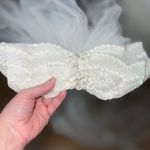 Beautiful Preserved Vintage 1960s Organza Wedding Gown & Veil! White Size 10 Photo 5