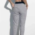 ZARA Black Striped Seersucker Pants Sz S Photo 9