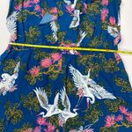 EXPRESS Bird Print Romper NWT Size XS Multicolor Photo 7