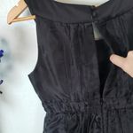 BCBG Paris beaded black tulle rosettes cocktail dress Photo 3