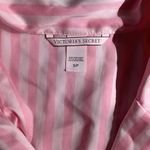 Victoria's Secret Victoria’s Secret Pink Satin Striped Nightshirt Photo 1