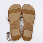 Toms  Lexie Strappy Sandals Oxford Tan Heritage Canvas Diamond Tribal Size 9 Photo 7