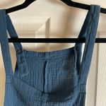 Teal Sleeveless Romper with Pockets Blue Size XS Photo 2