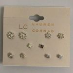 LC Lauren Conrad LC nwt Lauren Conrad Silver Stud Earrings Set Photo 0