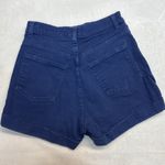 American Apparel Women's High Waist Blue Denim Shorts-Size 26/27- Made in USA Photo 2