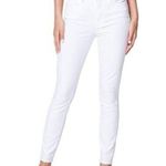 Paige Womens Jeans White Margot Skinny Denim High Rise Ankle Light Wash Size 31 Photo 2