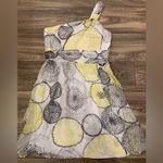 Milly of New York One Shoulder Mini Cocktail Dress Size 8 Lined White Photo 7