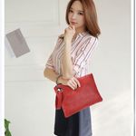 Evening Bags Purse Envelop Clutch Chain Shoulder Womens Wristlet Handbag Foldover Pouch Photo 2